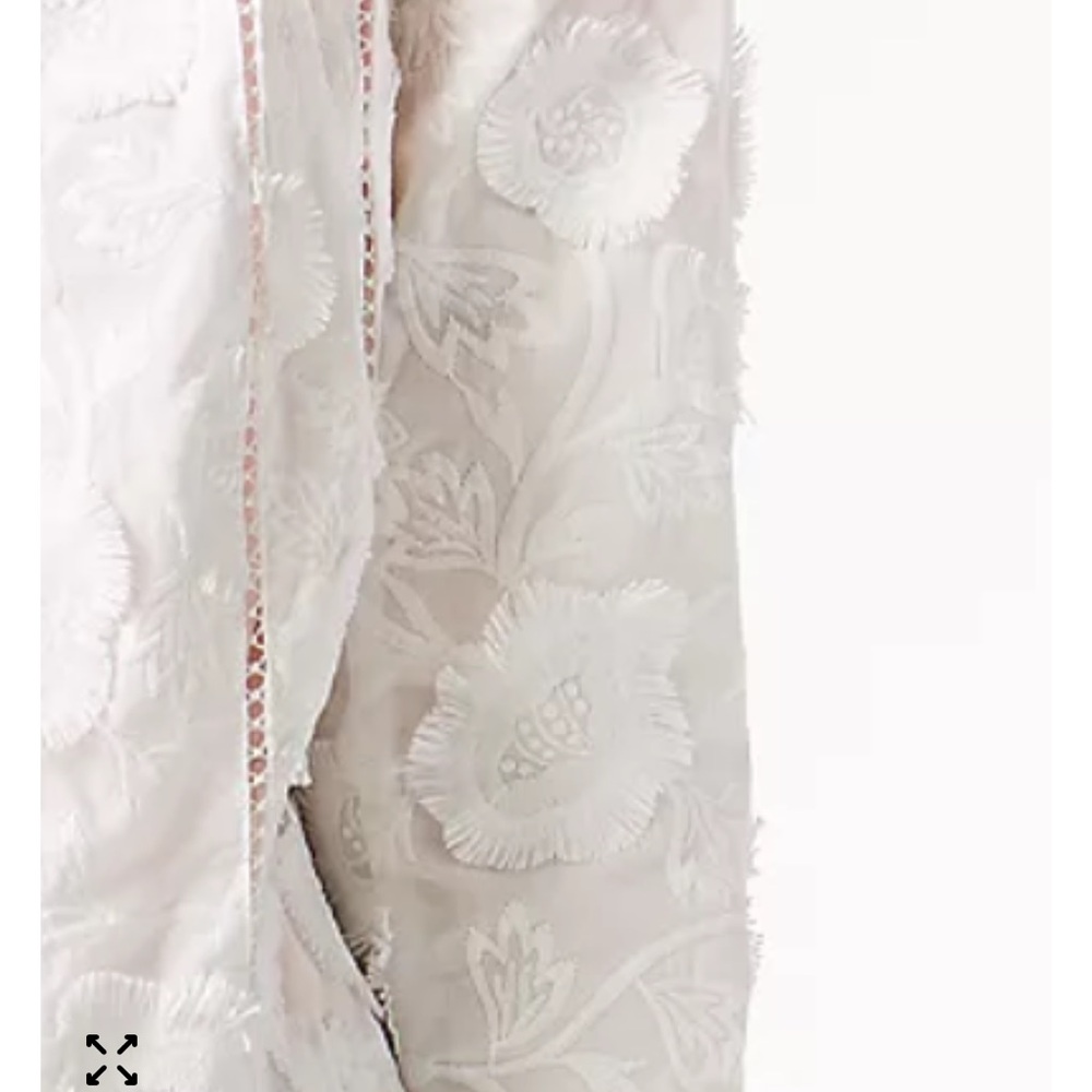 INC International Concepts White Floral Bomber Jacket - Picture 10 of 10